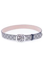 Gucci GG Ebony Silver Buckle