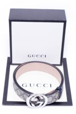 Gucci GG Ebony Silver Buckle - Image 2