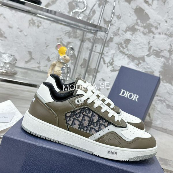 Christian Dior B27 Green Leather Sneakers