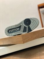 Louis Vuitton Black Monogram Denim Trainer - Image 4