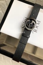 Gucci GG Dubbel G Black Belt