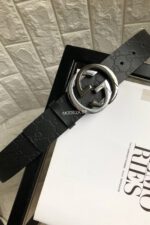 Gucci GG Dubbel G Black Belt - Image 2