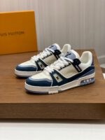 Louis Vuitton Blue Mixed/White Trainer
