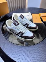 Louis Vuitton Brown Monogran Beige Trainer