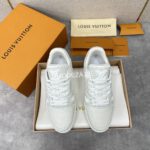 Louis Vuitton Crocodile Leather White Trainer - Image 3