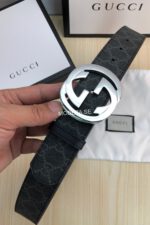 Gucci GG Supreme Black Belt With G Buckle #1 - Image 2