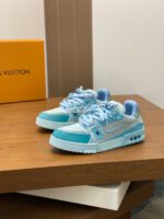Louis Vuitton Maxi Double String Light Blue Trainer