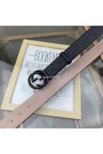 Gucci GG Signature Black Belt Black Buckle - Image 2