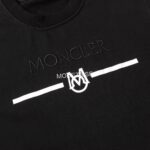 Moncler Logo Black Sweatshirt #1 - Image 3