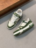 Louis Vuitton Green/White Trainer - Image 2