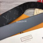 Louis Vuitton Black Belt Silver Buckle #1 - Image 3