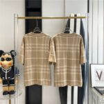 Burberry Rutig Light Khaki T-Shirt #1 - Image 3