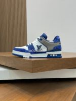 Louis Vuitton Pearls Blue Trainer - Image 2