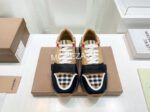 Burberry Checked Lace-up Sneakers