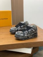Louis Vuitton Maxi Metallic Black Trainer