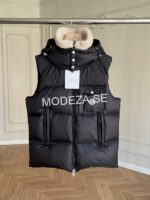 Moncler Oust Down Black Vest - Image 2