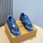 Louis Vuitton Mixed Navy Color Trainer - Image 4