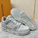 Louis Vuitton Cool Silver Monogram Trainer - Image 4