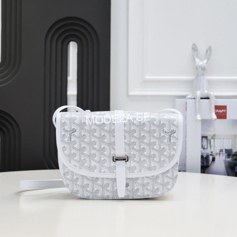 6efa3491-c777-40e5-9042-3bff4caf7cc6 Goyard Belvedere Pm White Bag ( Fast Delivery 1-3 Days ) - Image 1