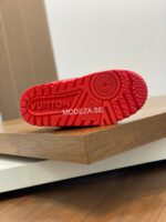 Louis Vuitton Crocodile Red Trainer - Image 4