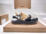 Burberry Checked Lace-up Sneakers - Image 2
