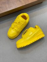 Louis Vuitton Crocodile Yellow Trainer - Image 2