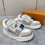 Louis Vuitton Snake Toys Leather White Trainer