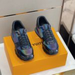 Louis Vuitton Monogram MultiColor Black Run Away Sneakers - Image 2