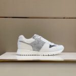 Louis Vuitton Active Leather White Monogram Run Away Sneakers - Image 3