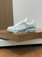 Louis Vuitton Mini Monogram Grey/White Trainer - Image 2
