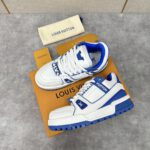 Louis Vuitton Maxi Blue/White Trainer - Image 2