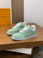 Louis Vuitton Mini Light Green Monogram Trainer