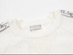 Christian Dior White Knitted CrewNeck Sweater - Image 4