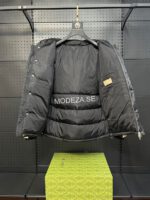 Gucci GG Jacquard Nylon Black Jacket - Image 4