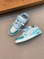 Louis Vuitton Maxi Double String Light Blue Trainer - Image 2