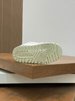 Louis Vuitton Maxi Metallic White Trainer - Image 4