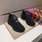 Louis Vuitton Dye Knitt Black Trainer - Image 2