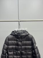 Moncler Hirma Long Black Jacket - Image 2