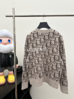 Christian Dior knitted Dior Logo Khaki Sweater - Image 2