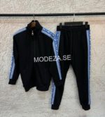 Louis Vuitton Blue Logo/Black Tracksuit #1
