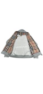 Burberry Rutig Inside Grey Zip Hoodie ( 1-3 Days ) - Image 3