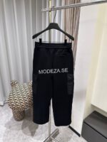 Prada Black Sweatpants Logo On Pocket - Image 4
