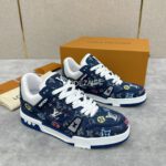 Louis Vuitton Embroidered Navy Trainer