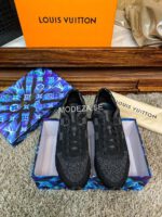 Louis Vuitton Black Monogran Run Away Trainer - Image 2