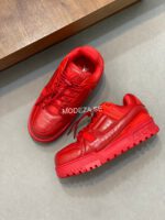 Louis Vuitton Crocodile Red Trainer - Image 2