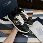 Christian Dior B27 Black Leather Sneakers