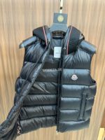 Moncler Luiro Down Black Vest - Image 2