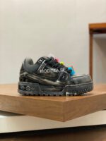Louis Vuitton Toys Metallic Black Trainer - Image 3