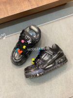 Louis Vuitton Toys Metallic Black Trainer - Image 2