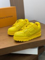 Louis Vuitton Crocodile Yellow Trainer